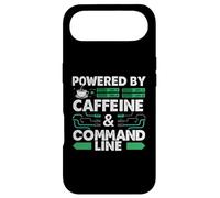 Carcasa para iPhone Air Powered by Caffeine & Command Line | Developer Admin Humor