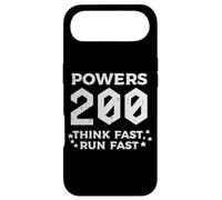 Carcasa para iPhone Air Powers 200 Think Run Fast Funny Dicho Humor Hombres Mujeres Niños