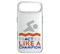 Carcasa para iPhone Air Practica en Equipo de natación actúa como un Nadador campeón