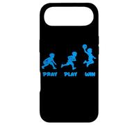 Carcasa para iPhone Air Pray Play Win Jugador de Baloncesto Niño Cristianismo Fe