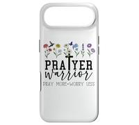 Carcasa para iPhone Air Prayer Changes Things Sign Pray More Worry Less Jesus Cross