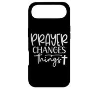 Carcasa para iPhone Air Prayer Warrior tee La oración de la fe Cristiana Cambia Las Cosas