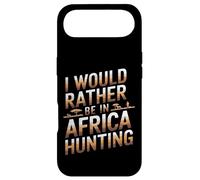 Carcasa para iPhone Air Prefiero Estar en África Ropa de Caza para entusiastas