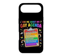 Carcasa para iPhone Air Pregúntame sobre mi Agenda Gay Orgullo LGBT Divertido
