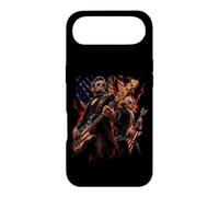 Carcasa para iPhone Air Presidentes Abe Lincoln y George Washington Tocando la Guitarra