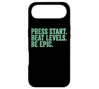 Carcasa para iPhone Air Press Start Beat Levels Be Epic Controlador de Videojuegos Gamer