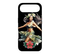 Carcasa para iPhone Air Pretty Hawaiian Hula Pin-Up Girl Acuarela