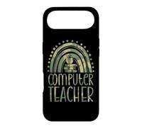 Carcasa para iPhone Air Profesor de computadora Bohemian Rainbow Estética Saludable