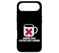 Carcasa para iPhone Air Programmer Coder Error 404 Coffee Not Found Tech