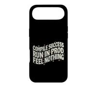 Carcasa para iPhone Air Programmer Compile Success Run In Prod Feel Nothing