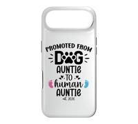 Carcasa para iPhone Air Promoted from Dog Auntie to Human Auntie 2026 1st Time Aunt