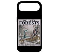 Carcasa para iPhone Air Proteger Nuestros bosques Criaturas críptidas Divertidas Ambiental