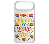 Carcasa para iPhone Air Proud to Love You LGBTQ Pride Rainbow Love