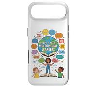 Carcasa para iPhone Air Proud To Teach Multilingual Learners ELL Education Classroom