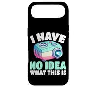 Carcasa para iPhone Air Proyector de Diapositivas Retro con Texto en inglés I Have No Idea What This Is 70s 80s