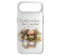 Carcasa para iPhone Air Psalm 46:10 Be Still, and Know That I Am God, Girls Horse