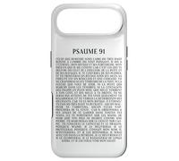 Carcasa para iPhone Air Psalms 91 Bible Verse Protection Safety Blessing (French)