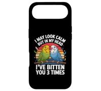 Carcasa para iPhone Air Puedo parecer Tranquilo Pero en mi Cabeza te he mordido 3 Veces Periquito