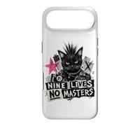 Carcasa para iPhone Air Punk Cat Nine Lives No Masters Mohawk Anarchy