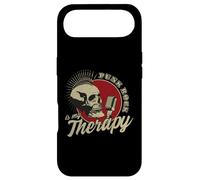 Carcasa para iPhone Air Punk Rock Is My Therapy Skull Music Cráneo Retro Vintage