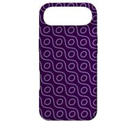 Carcasa para iPhone Air Purple Lavender Smooth Geometric Oval Circle Chain Pattern