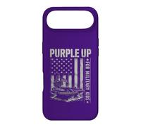 Carcasa para iPhone Air Purple Up For Military Kids Carrier Month of Military Child