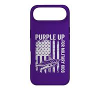 Carcasa para iPhone Air Purple Up For Military Kids Carrier Month of Military Child