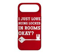 Carcasa para iPhone Air Puzzles Me Encanta Estar encerrado en Habitaciones Bueno Escape Room
