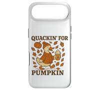 Carcasa para iPhone Air Quackin For Pumpkin, Bonito y Acogedor Pato otoñal