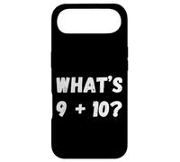 Carcasa para iPhone Air ¿Qué es 9 Más 10? 21! Meme Viral de Matemáticas de Internet Divertido