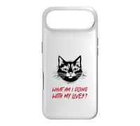 Carcasa para iPhone Air ¿Qué Estoy Haciendo con mis Vidas? (Funny Cat Statement)