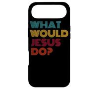 Carcasa para iPhone Air Qué haría Jesús, le encantaría Primero WWJD HWLF