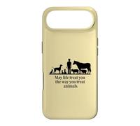 Carcasa para iPhone Air Que la Vida te trate como tratas a los Animales Defensa Vegana