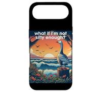 Carcasa para iPhone Air ¿Qué Pasa si no Soy lo Suficientemente Tonto? Silly Goose reflexiona sobre la autoestima