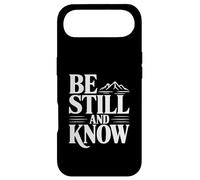 Carcasa para iPhone Air Quédate quieto y Conoce Las montañas La fe es inspiradora