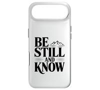 Carcasa para iPhone Air Quédate quieto y Conoce Las montañas La fe es inspiradora