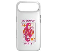 Carcasa para iPhone Air Queen of Farts Funny Playing Card Humor para Adultos Squad