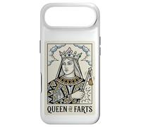Carcasa para iPhone Air Queen of Farts Funny Playing Card Humor para Adultos Squad