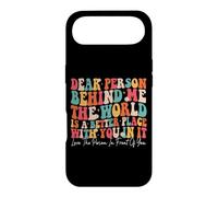 Carcasa para iPhone Air Querida Persona detrás de mí El Mundo es un Lugar Mejor contigo