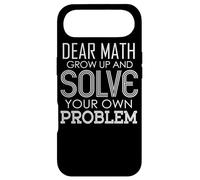 Carcasa para iPhone Air Querido Matemáticas Crecer y Resolver Sus Propios Problemas Álgebra Gris