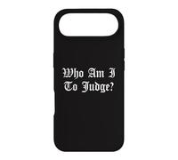 Carcasa para iPhone Air Quién Soy yo para juzgar sin Juicio Iglesia Católica Dios Cristiano