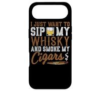 Carcasa para iPhone Air Quiero Beber mi Whisky y Fumar mis cigarros Whisky Cigar Lover
