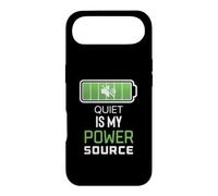Carcasa para iPhone Air Quiet Is My Power Source Trabajadores remotos, Amantes de los Libros