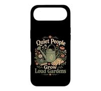 Carcasa para iPhone Air Quiet People Grow Loud Gardens Vintage Regadera Gráfico