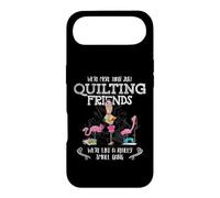 Carcasa para iPhone Air Quilter Gift - were More Than Just Quilting Friends Flamingo