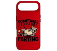 Carcasa para iPhone Air Raccoon Farting Hombres Mujeres Humor Regalos