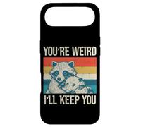 Carcasa para iPhone Air Raccoon Youre Weird Ill Keep You Possum Hug Hombres Mujeres Niños