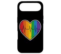 Carcasa para iPhone Air Rainbow Heart Pulse Beat Life Love Queer Community Unity