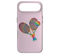 Carcasa para iPhone Air Rainbow Tennis Rackets Tie Dye Kids Boys Teenage Men Girls