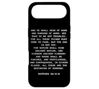 Carcasa para iPhone Air Rapture & Second Coming Gospel of Jesus - Matthew 24:6-8